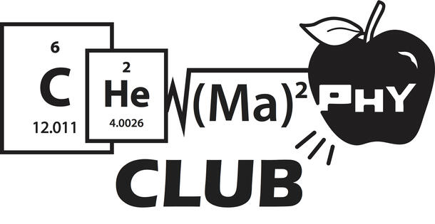Using different elements from the periodic table and mathematical function, the "Chemaphy" club logo is create