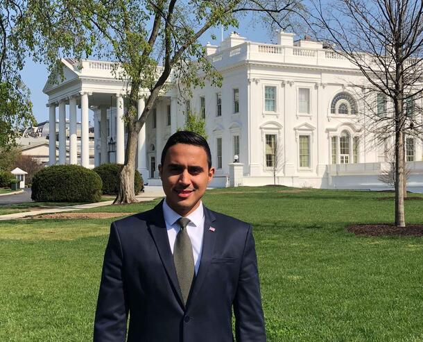 Cesar Puesan at the White House