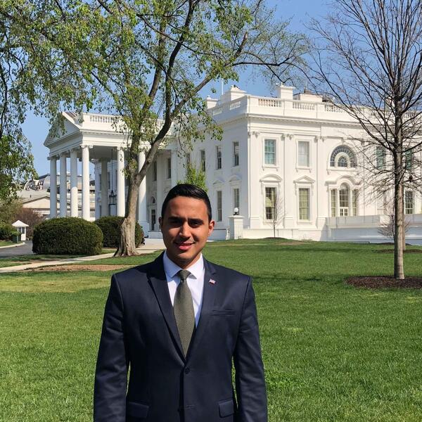 Cesar Puesan at the White House
