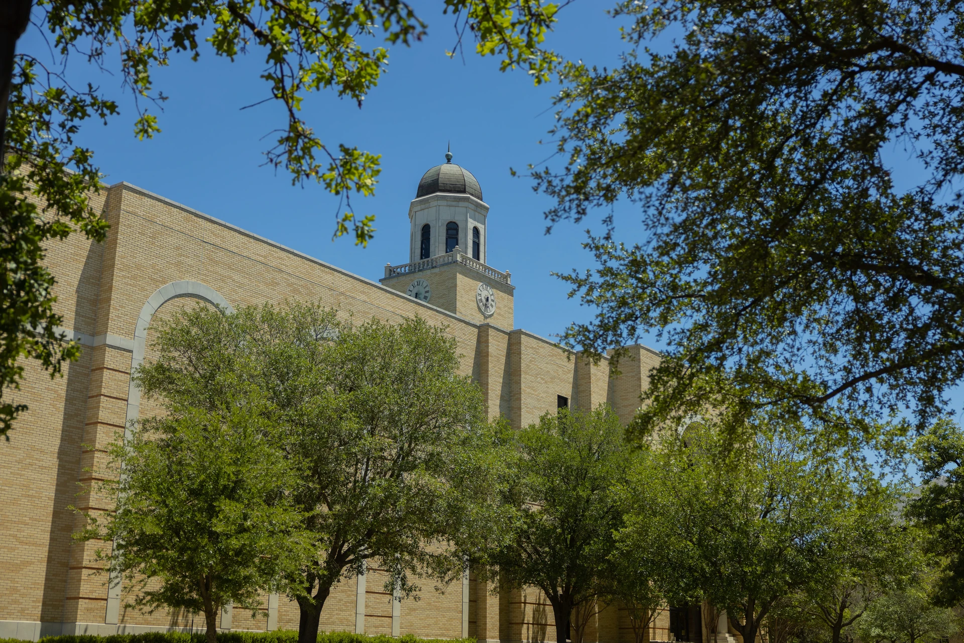 SWAU clocktower campus shot